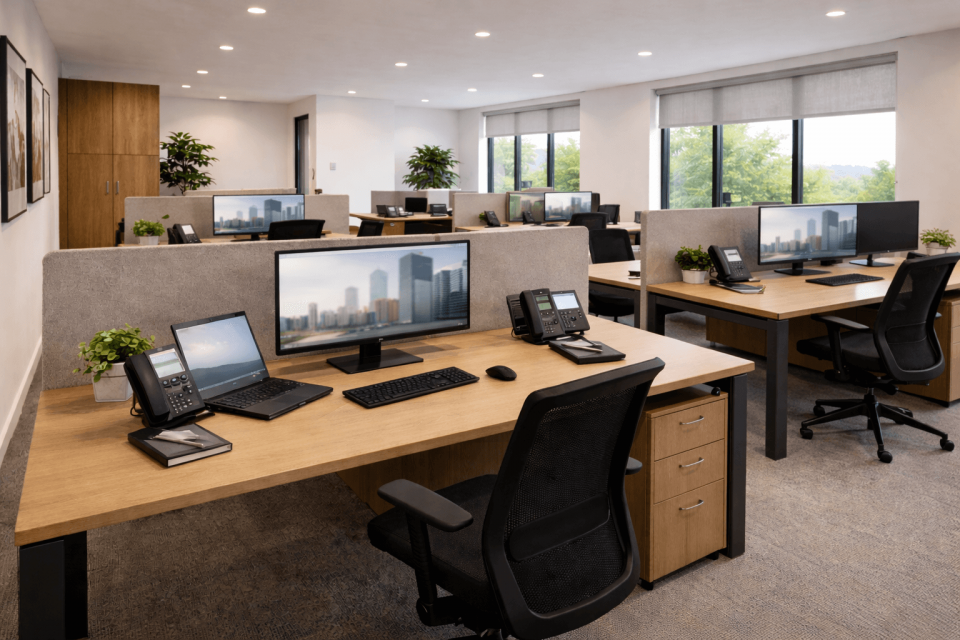 Moderner Arbeitsplatz in Mönchengladbach Webdesign